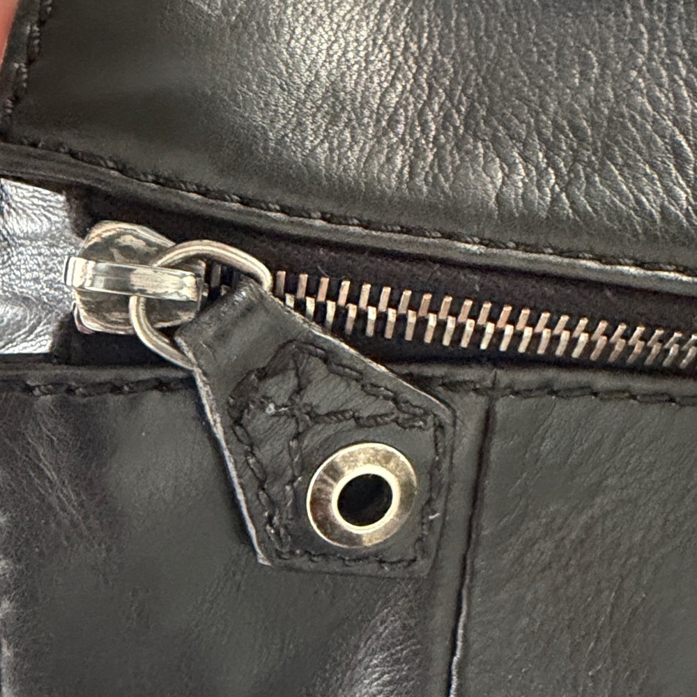 Dior Cannage Rebelle Leather and Suede Satchel Handbag - Picture 14 of 14